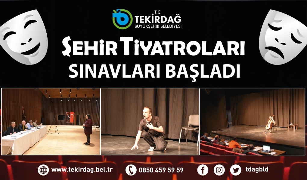 Tekirdağ Büyükşehir Belediyesi, Şehir Tiyatroları için ilk adımı attı