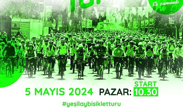 11. Yeşilay Bisiklet Turu 5 Mayıs Pazar Günü Düzenleniyor