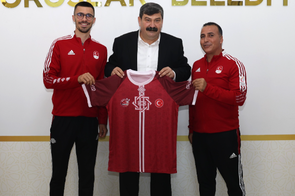 Milli Bocce Sporcusu Mehmet Can Yakın, Başkan Yıldız ile Heyecanını Paylaştı