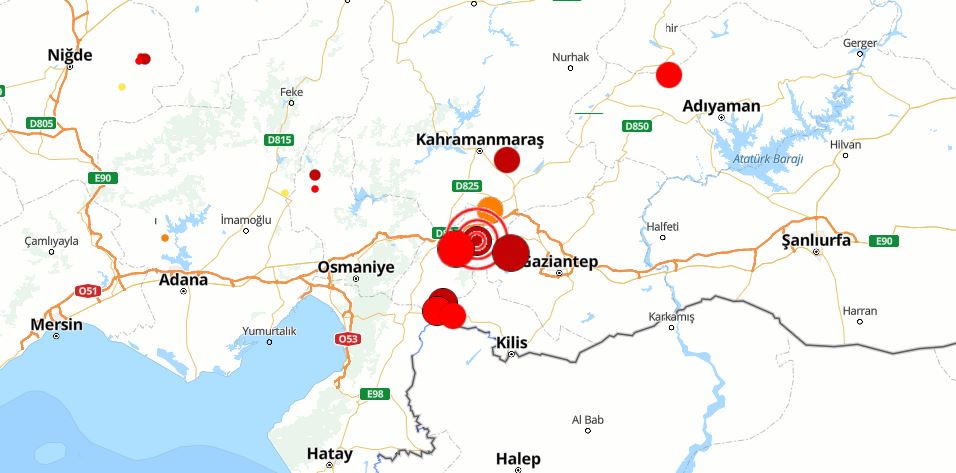 Kahramanmaraş'taki deprem Mersin Lileri sokağa döktü