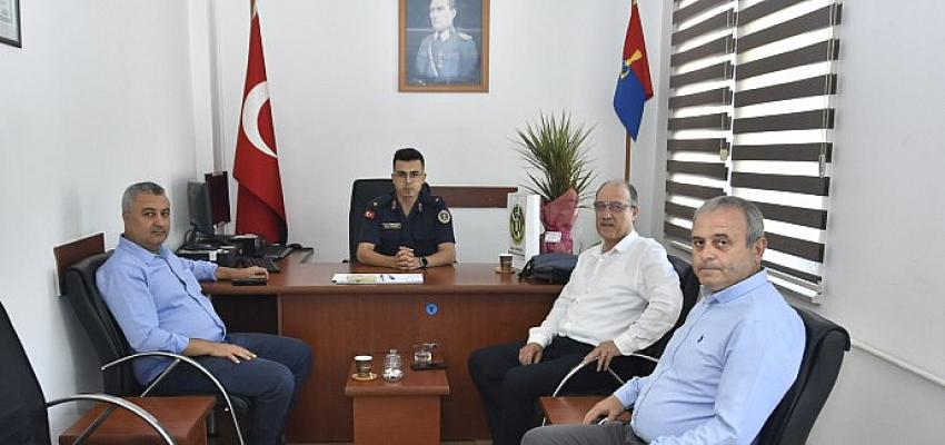 Belediye Başkanı Ulaş Yurdakul'dan İlçe Jandarma Komutanlığı'na Ziyaret