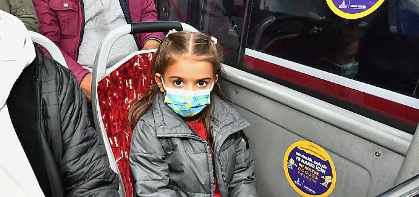 İzmir'de toplu ulaşımda çocuk öncelikli dönem