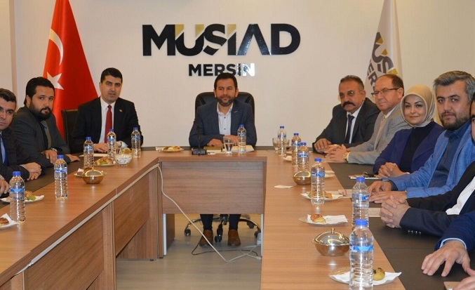 Askon Mersin'den Müsiad Başkanı Hakan Kayacı'ya ziyareti