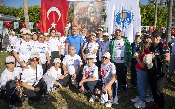 Mersin Büyükşehir’in ‘Bilinçli Spor’ Etkinliği 19 Mayıs Coşkusuyla Renklendi