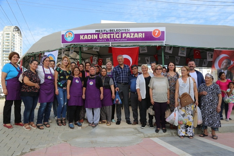 Mersin'de Kadın üretici pazarları çoğalıyor