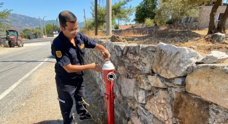 1631 Hidrant kurulumunu Muğla İtfaiyesi gerçekleştirdi