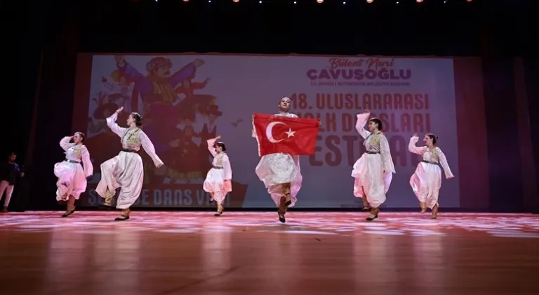 18. Uluslararası Halk Dansları Festivali Tamamlandı