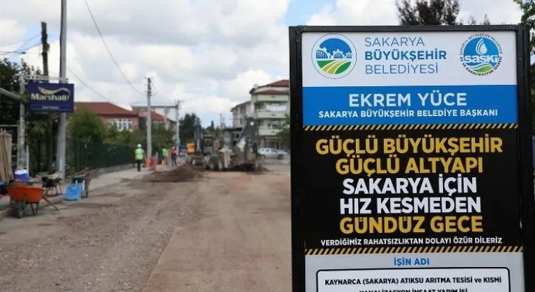 50 bin metrelik hat çalışması Sakarya'da devam ediyor.
