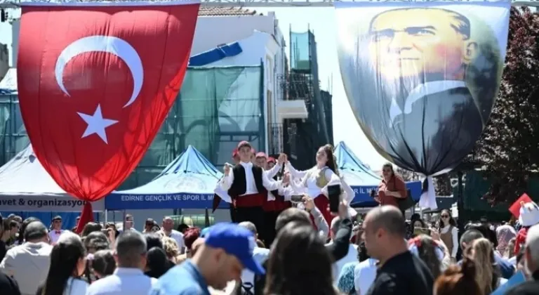 7 ülkeden çocuklar Edirne’de buluştu