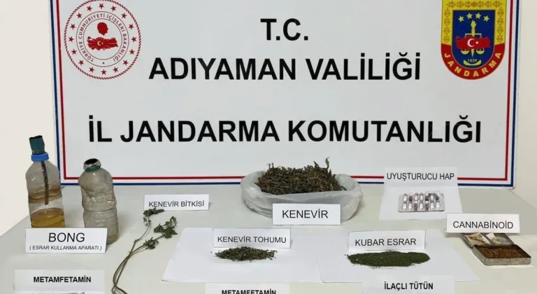 Adıyaman'da 1 ayda uyuşturucuya 69 gözaltı