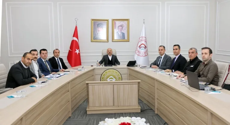 Adıyaman'da 'Haftalık Değerlendirme Toplantısı' düzenlendi