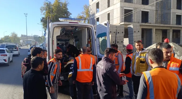 Adıyaman’da inşaattan düşen işçi yaralandı