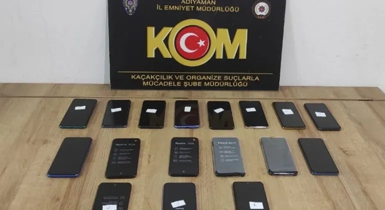 Adıyaman'da kaçak cep telefonları ele geçirildi