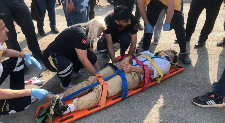 Adıyaman’da meydan gelen kazada 2 kişi yaralandı  - Videolu Haber