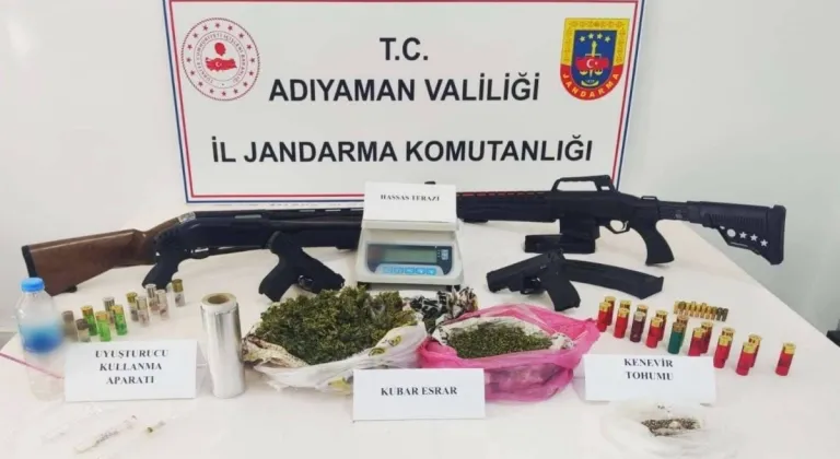 Adıyaman'da uyuşturucu satıcılarına operasyon: 2 gözaltı