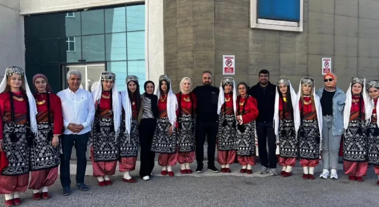 Adıyamanlı halk oyunları ekibi Türkiye finallerine yükseldi