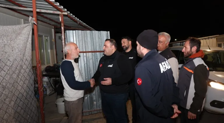 AFAD ekipleri K-13 Konteyner Kentin su sorunu çözüme kavuşturdu
