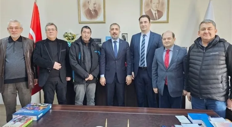 Afyonkarahisar Gazeteciler Cemiyeti'nden bölge müdürüne ziyaret