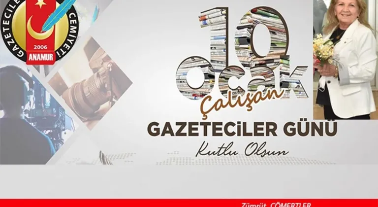 AGC Başkanı Cömertler’den”10 Ocak Gazeteciler Günü” Mesajı