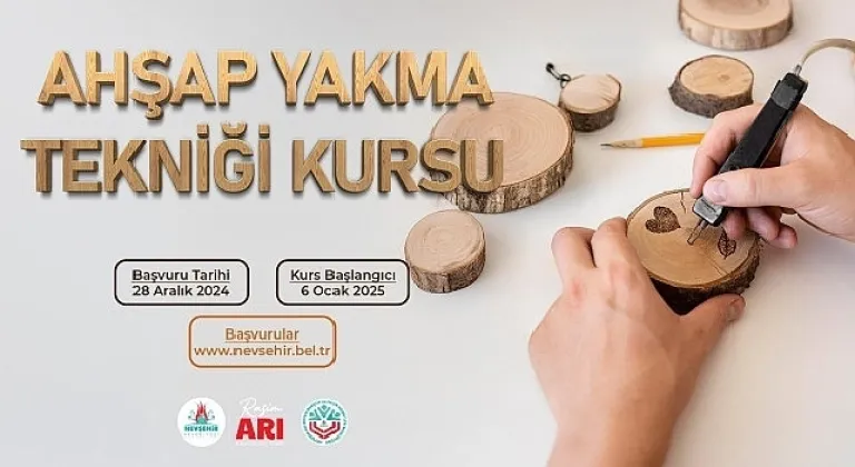 Ahşap Yakma Tekniği Kursu Başlıyor