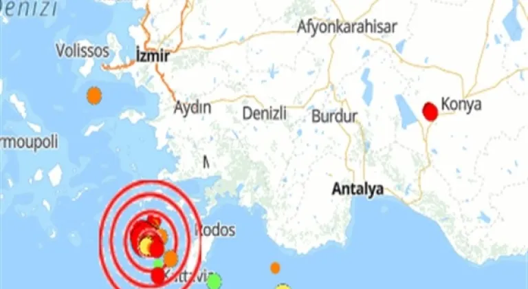 Akdeniz'de deprem