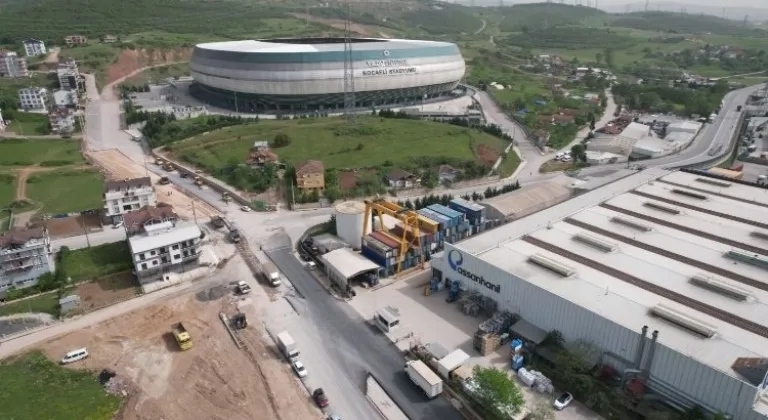 Alikahya Stadyumu Yoluna Yeni Asfalt Döşendi