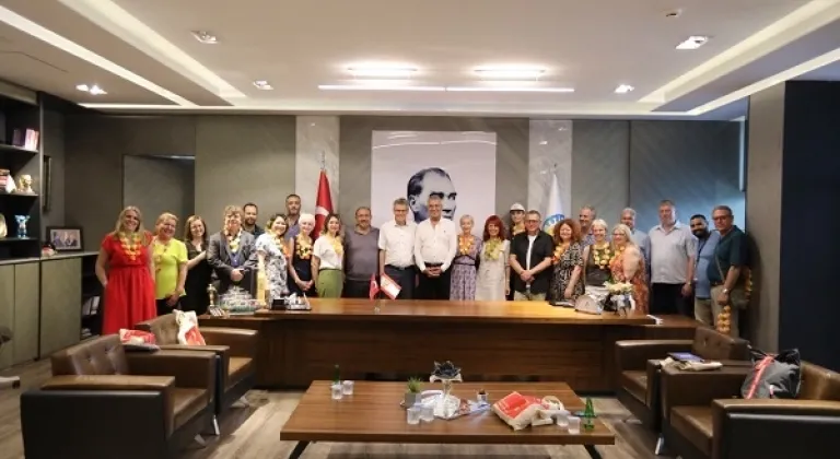 Alman heyetten Başkan Tarhan’a ziyaret