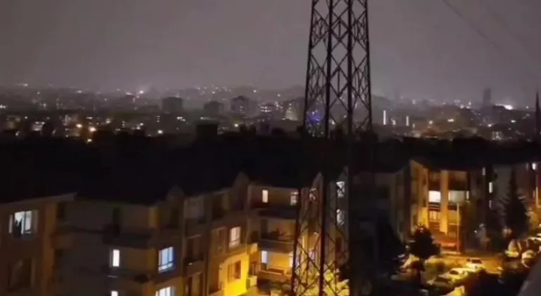 Ankara'ya Sağanak Yağmur