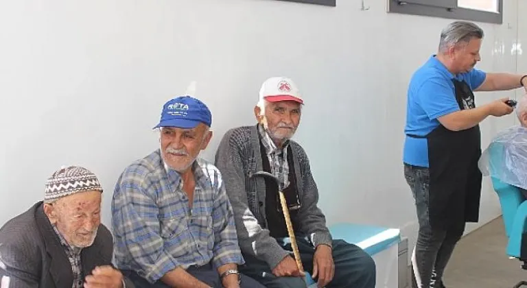 Antalya Büyükşehir Mobil Kuaför Tırı yaylalarda