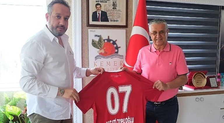 Antalyaspor Başkanı Boztepe'den Başkan Topaloğlu'na ziyaret