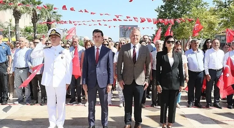 'Atatürk'ün Urla'ya gelişinin yıldönümü coşkuyla kutlandı'