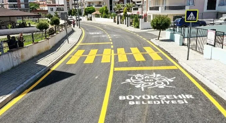 Aydın Büyükşehir Belediyesi Germencik’te Yolları Yeniledi