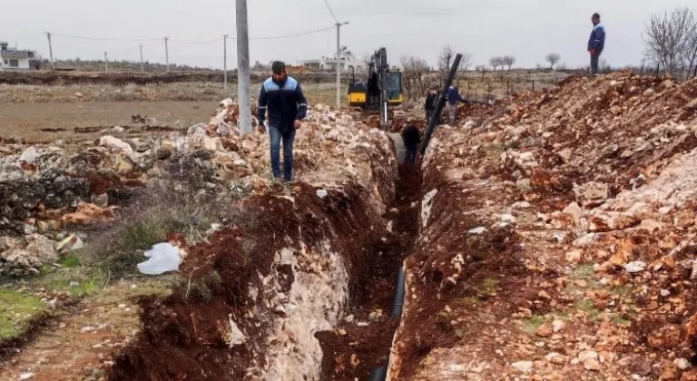 Bahçebaşı Mahallesine kanalizasyon hattı döşendi