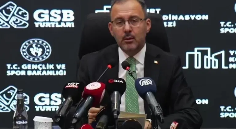 Bakan Kasapoğlu, Spor müsabakaları süresiz durduruldu