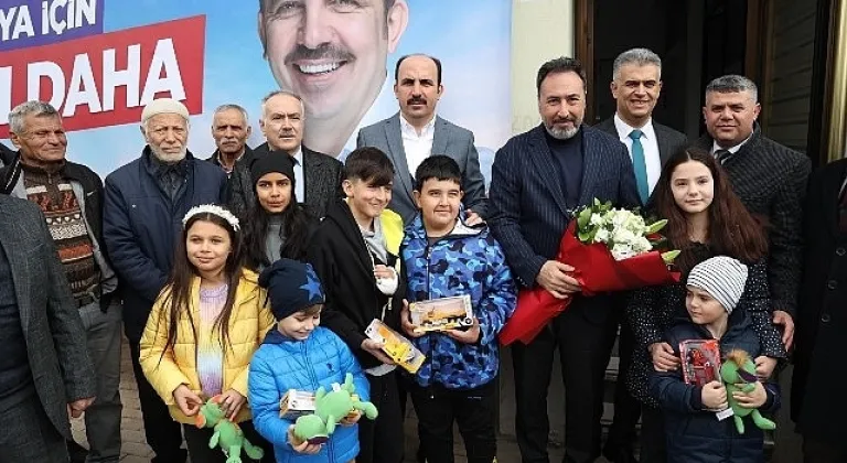 Başkan Altay; Derebucak, Beyşehir ve Hüyük'te Vatandaşlarla Buluştu