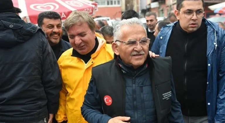 Başkan Büyükkılıç, Elbistan Kayseri Çarşısı’nda incelemelerde bulundu