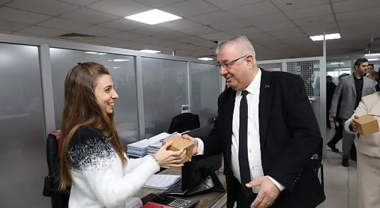 Başkan Ertaş'tan personelin yeni yılını kutladı
