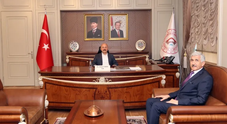 Başkan Hallaç'tan Vali Varol'a ziyaret