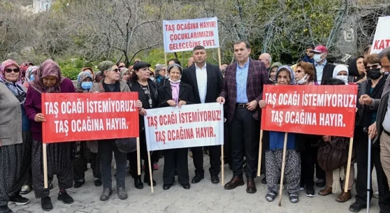 Başkan Özyiğit“Yenişehir’de taş ocağını reddediyoruz”