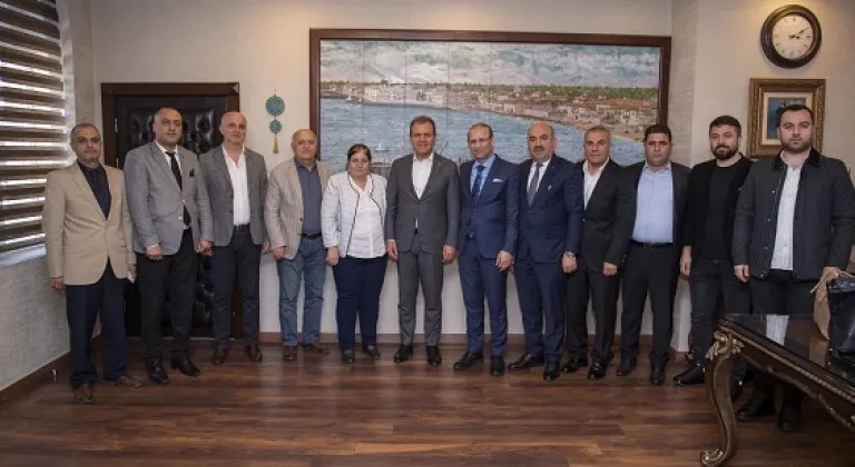 Başkan Seçer, Mtso Başkanı Kızıltan Ve Und Mersin Yönetimi İle Bir Araya Geldi