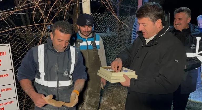 Başkan Tutdere'den yeni yıl müjdesi: TOKİ konutlarındaki 377 aile suya kavuştu