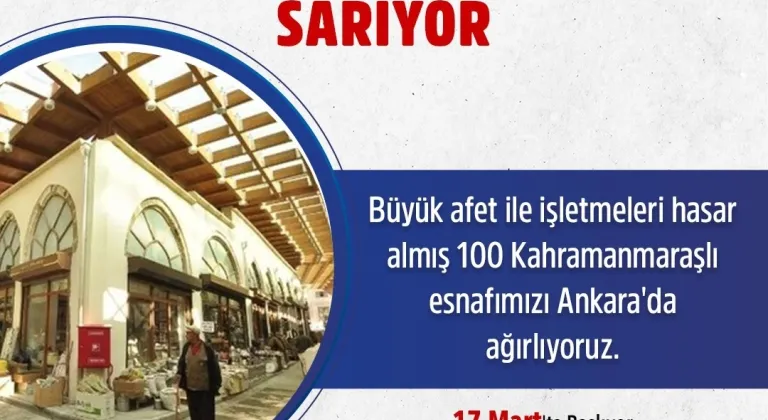 BAŞKENTTE KAHRAMANMARAŞLI ESNAFLAR YARALARINI SARIYOR