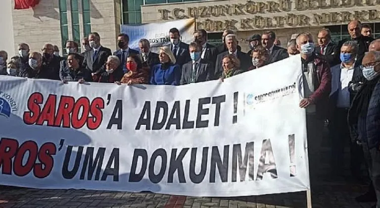 Belediye Başkanı Ulaş Yurdakul Saros Körfezi İçin Yapılan Basın Açıklamasına Katılarak Destek Verdi