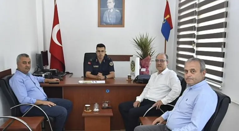 Belediye Başkanı Ulaş Yurdakul'dan İlçe Jandarma Komutanlığı'na Ziyaret