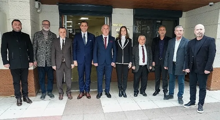 Belediye Başkanlarından Kooperatif Başkanı'na Ziyaret