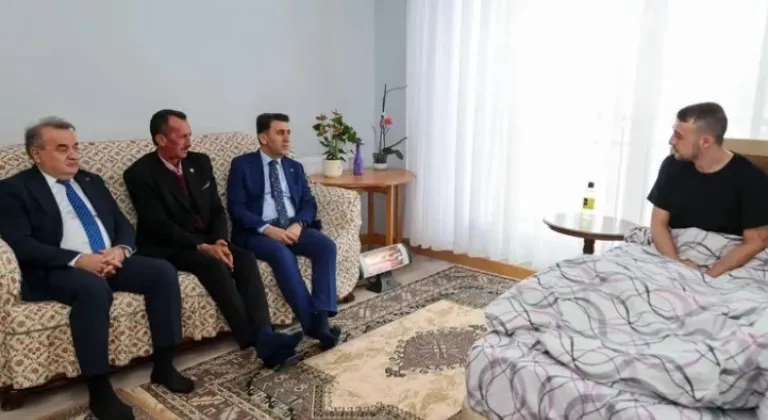 Bilecik Valisi Şefik Aygöl'den Gazi Bülent Aydın'a Ziyaret