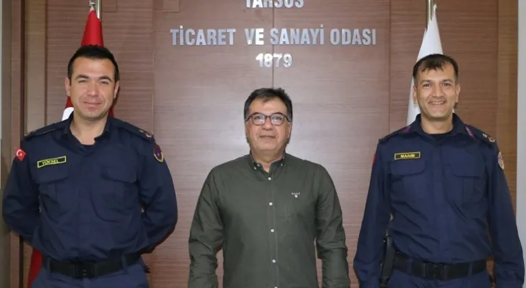 Binbaşı Marım ve Yüksel’den TSO’ya ziyaret