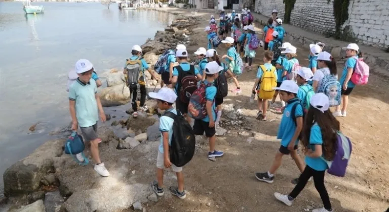 Bodrum'da öğrencilere 'çevre' bilinci aşılanıyor