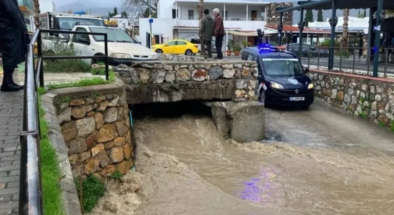 Bodrum'da yılın ilk gününde ekipler sahadaydı