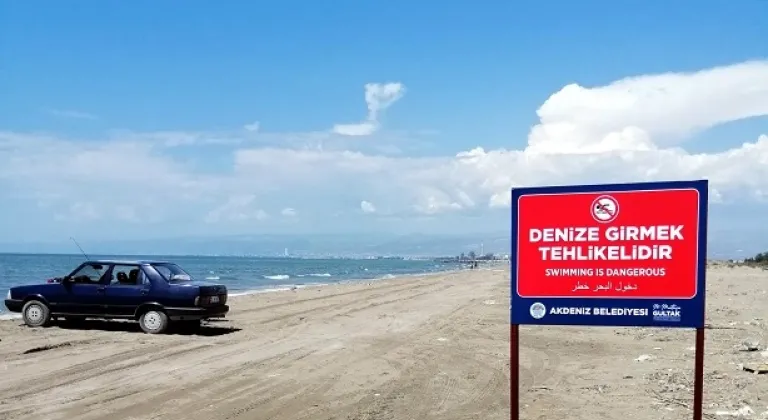 Boğulmalara Karşı Sahillere Uyarıcı Levhalar Asıyor